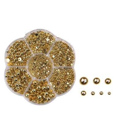Fashion Half Beads Nail Art Decorations In Various Show Your Charm For Women And Girls Nail Art Accessories Multi-Color
