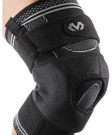 McDavid Men's Elite Knee Brace - Engineered Elastic Support Black | Shop Now for Fast International Shipping - Buy Online on GoSupps.com