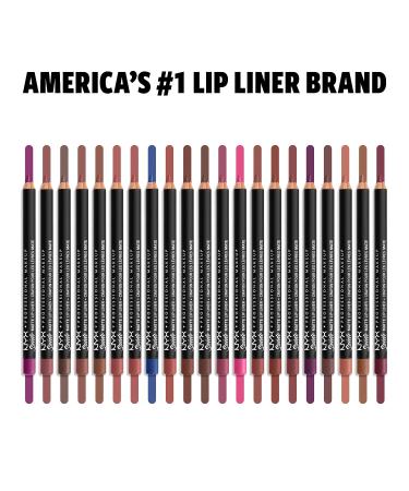 NYX Suede Matte Lip Liner in Copenhagen - Vegan Formula | Rich Plum Shade | 1 Count - Buy Online on GoSupps.com