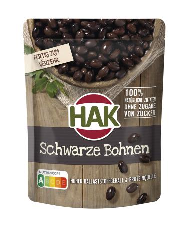 Black beans 225g in bag HAK 7 pieces (7 x 225 gr)