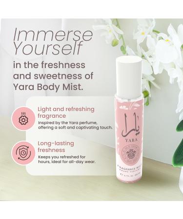 EQUIVALENCE YARA BODY mist BOTTLE 200 ml for Women Eau de Parfum Spray Amber Vanilla - LARGE BOTTLE NOT INCLUDED It is only a reference - Buy Online on GoSupps.com
