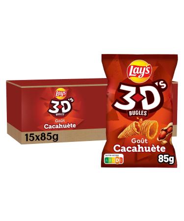 Lay's 3D'S Peanut Bugs Pack of 15 x 85 g