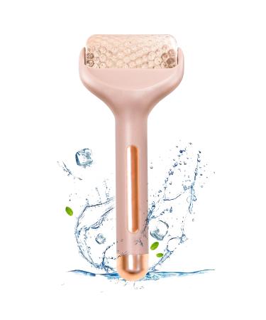 Ice Roller for Face and Eyes Helps on Muscle Tension Wrinkles Massager Reduces Puffiness Migraine Pain Relief and Minor Injury(Pink)
