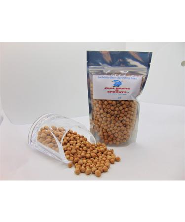 Garbanzo Bean Seeds for Sprouting Microgreens,4 oz A Rich Source of Vitamins and Minerals and Health-Promoting Nutrients! "COOL BEANS N SPROUTS" Brand, A Small Town Family Run USA Business