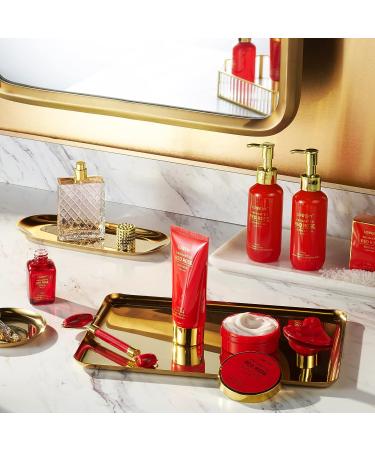 Red Rose Spa Gift Set for Women | Pampering Bath and Body Kit with Perfume, Jade Roller, Gua Sha Stone | Perfect for Mother's Day, Birthday or Thank You Gift - Buy Online on GoSupps.com