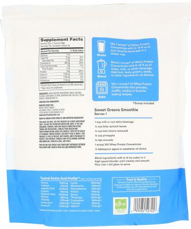 365 by Whole Foods Market Vanilla Whey Concentrate Protein Powder 32 OZ - Buy Online on GoSupps.com