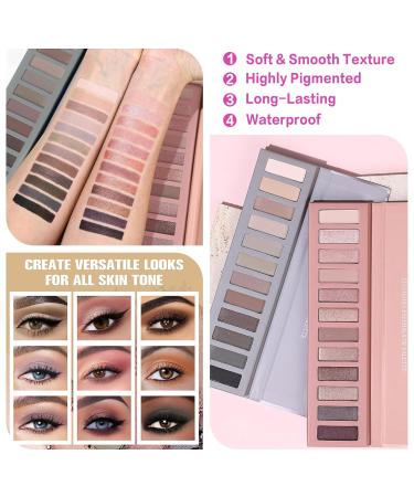 UCANBE All-in-One Makeup Full Kit for Women - Nude Eyeshadow Palette Liquid Lipstick Eyeliner & More - Perfect Gift Set for Beauty Lovers - Buy Online on GoSupps.com