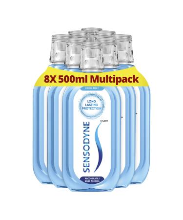 Sensodyne Sensodyne Fresh & Cool Mouthwash Pack of 8 x 500 ml