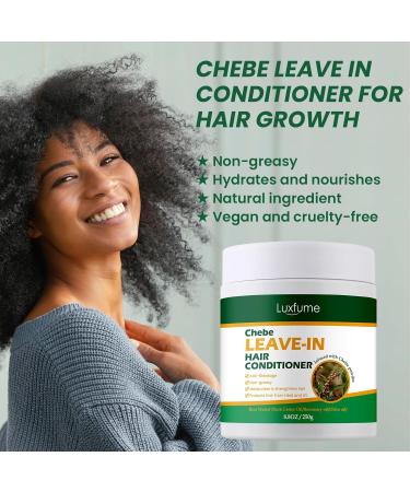 Chebe Leave-In Conditioner for Hair Growth & Shine - Rice Water Formula 8.8 Oz | Moisturizes & Reduces Breakage for All Hair Types - International Shipping Available - Buy Online on GoSupps.com
