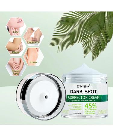 ENVISHA Dark Spot Remover Corrector for Face and Body Hyperpigmentation for Men and Women 1.7 Oz - Buy Online on GoSupps.com