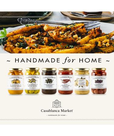 Casablanca Market Harissa Gourmet Hot Sauce - Moroccan North African Spice Gift - 10.58oz - Buy Online on GoSupps.com
