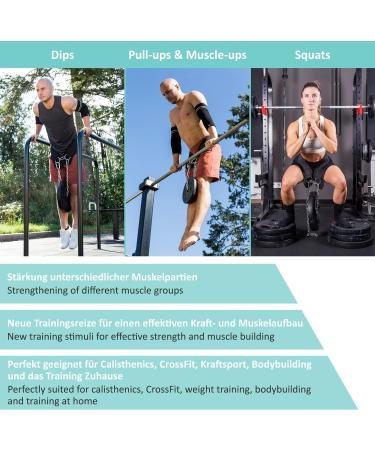 Pullup & DIP Belt with Chain & Carabiners | Neoprene Protected Weight Belt for Calisthenics Strength Training & Bodybuilding - Buy Online on GoSupps.com