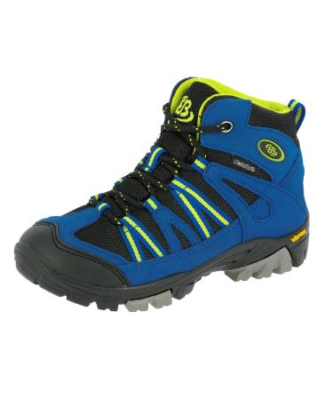 Br tting Girls Ohio High Trekking & Hiking Boots 38 EU Blue Black Lemon