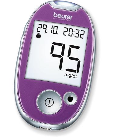 Buy Beurer GL 44 Blood Glucose Meter - Accurate & Compact Purple - International Shipping - Buy Online on GoSupps.com