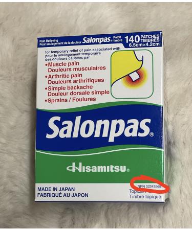 Salonpas Pain Relieving Patch - 140 Patches | Fast-Acting Relief - Buy Online on GoSupps.com