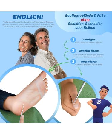 Mr. Fuss No.1 Advanced Pack - Horn Skin & Nail Remover Savings Set | 5 TLG - 100 ml Cotton Wool Cutlery Set - International Shipping Available - Buy Online on GoSupps.com