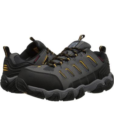 Skechers Men's Blais Steel-Toe Hiking Shoe 13 Dark Gray - Workwear Footwear - Buy Online on GoSupps.com