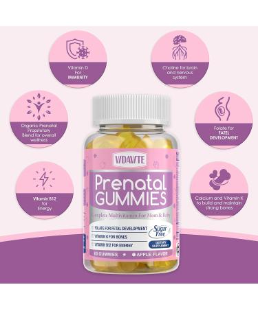 Bundle of VIDAVITE Berberine Gummies Plus Prenatal Gummies - Buy Online on GoSupps.com