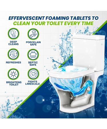 True Fresh Toilet Bowl Cleaner Tablets - 24 Pack Year-Long Cleaning & Deodorizing Solution | International Shipping Available - Buy Online on GoSupps.com