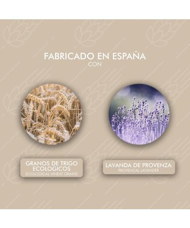 Lamarous Warming Pillows - 48x15 cm 100% Cotton Thermal Pillows with Wheat & Lavender Seeds for Neck & Colic Relief | Washable Cover Heat & Cold Therapy Green - Buy Online on GoSupps.com