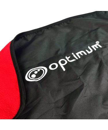 Optimum Swim Changing Mat - Portable Waterproof Mat for Quick Suit Changes - Black/Red - Buy Online on GoSupps.com