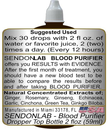 Natural Blood Purifier Supplement - Cleanse & Strengthen Your Organs | 2 oz | International Shipping - Buy Online on GoSupps.com