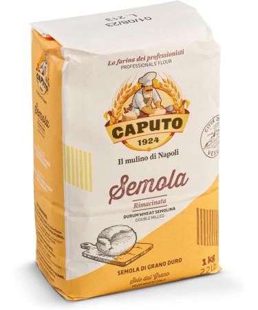 Buy Caputo Durum Wheat Semolina - Semola di Grano Duro Rimacinata (4 x 1 kg) for International Shipping - Premium Italian Pasta Flour - Buy Online on GoSupps.com