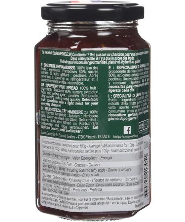  LUCIEN GEORGELIN Lucien Georgelin 100% Fruit Raspberry 300 g - Pack of 6 - Buy Online on GoSupps.com