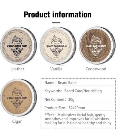 Large men's beard tin with screw-top lid lightweight moisturizer that softens and nourishes thick beard hair premium refreshing scent ideal gift for fathers and boyfriends 30g - Buy Online on GoSupps.com