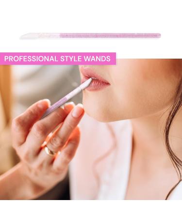 200 Disposable Lip Applicators Lint-Free Doe Foot Wands for Lip Gloss & Lash Extensions | Beauty Starter Kit - 200 Rose Pink Brushes - Buy Online on GoSupps.com
