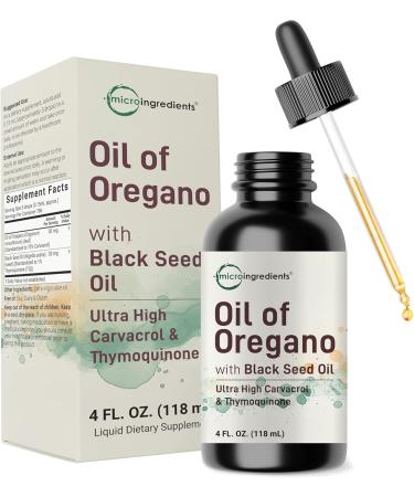 Micro Ingredients 8-in-1 Multi Collagen Powder & Oil of Oregano with Black Seed Oil Drops | Bundle | Hydrolyzed Peptides + Biotin Hyaluronic Acid & Vitamin C | Ultra High Thymoquinone + Carvacrol - Buy Online on GoSupps.com