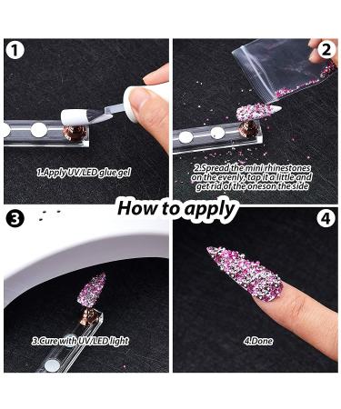 11520 Piece Micro Diamond Crystal Rhinestones for Nail Art & DIY Crafts - Mixed Color - Buy Online on GoSupps.com