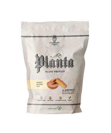 Ambrosia Planta - Plant-Based Protein Powder 20g | Dairy Free Vegan Protein Powder with BCAA Amino Acids | Keto-Friendly No Added Sugar | 25 Servings | Peanut Butter Cup