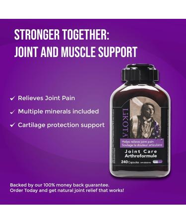 Lakota Joint Care Formula 240's - Fast Relief for Joint Pain and Inflammation - Buy Online on GoSupps.com