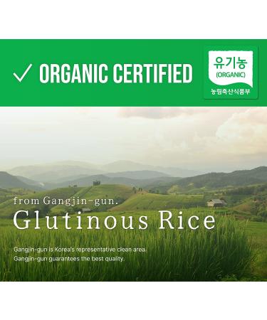 Organic Glutinous Rice Powder 8oz - Suitable for 4+ Months | 100% Korean Sticky Rice/Sweet Rice | Premium Quality - Buy Online on GoSupps.com