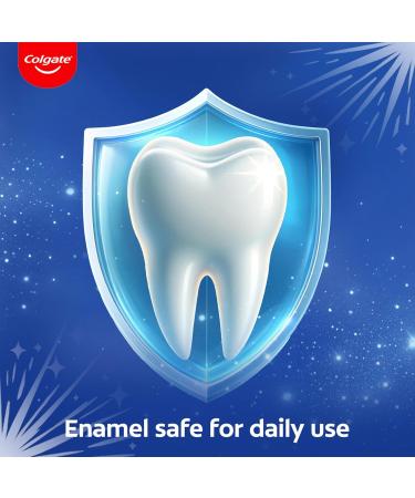  Colgate Colgate Advanced White Toothpaste 6 x 75 ml | Whiter Teeth in 10 Days | Clinically Proven Whitening | Whitening Toothpaste with Micro-Cleaning Crystals | Mint Toothpaste - Buy Online on GoSupps.com