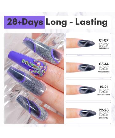 Makartt 50ml Cat Eye Poly Nail Gel - Charcoal Onyx | Nail Extension Gel for DIY Manicure & Nail Design | Perfect Gift for Starters - Buy Online on GoSupps.com