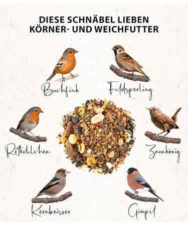 Dehner Natura Wild Bird Food - 5kg Grain & Soft Food for Wildbirds - Premium International Shipping - Buy Online on GoSupps.com