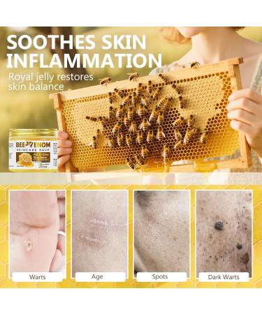 Bee Venom Cream Natural Bee Venom Skin Treatment Cream-for Removing and Repair Effective In Reducing Skin Blemishes Gentle and Non-irritating(Yellow) - Buy Online on GoSupps.com