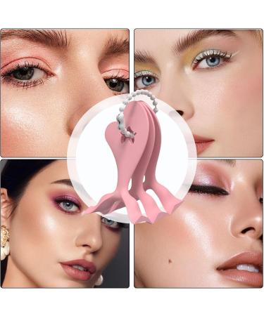 Winged Eyeliner Stencil Eyeliner Stencil Tool 3 Piece Eyeshadow Applicator Template for Beginners Eyeliner Helper for Travel Stage Performances Home Business Trips Dates Pink - Buy Online on GoSupps.com