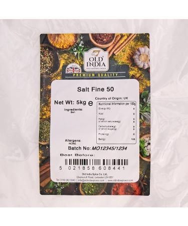 Old India Salt Fine 50 - 5kg Pack - Buy Online on GoSupps.com