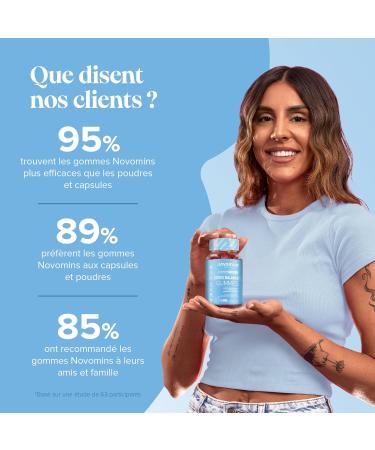 Gommes quilibre F minin Maca Inuline Chou Kale Magn sium & Vitamines D2 B6 & B12 Soutien du Syst me Nerveux quilibre des Hormones & Vitalit V g talien & Sans Gluten 1 Mois Novomins - Buy Online on GoSupps.com