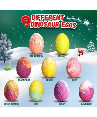 Dinosaur Toys Gifts for Kids Boys:Sanyi Bath Bombs for Kids with Dragon Toys Inside Bubble Bath Advent Calendar 2024 Boys Christmas Stocking Stuffers for Kids Girls Dinosaur Bath Bombs - Buy Online on GoSupps.com