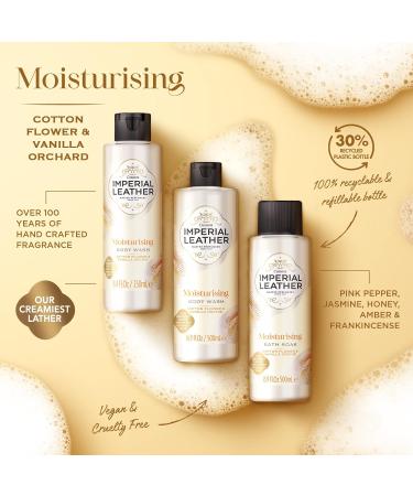 Imperial Leather Moisturising Bath Soak Cotton Flower & Vanilla Orchid Rich & Creamy Bubble Bath Gentle Body Skin Care Bulk Buy Pack of 4 x 500ml Cotton Flower and Vanilla Orchid 500 ml (Pack of 4) - Buy Online on GoSupps.com