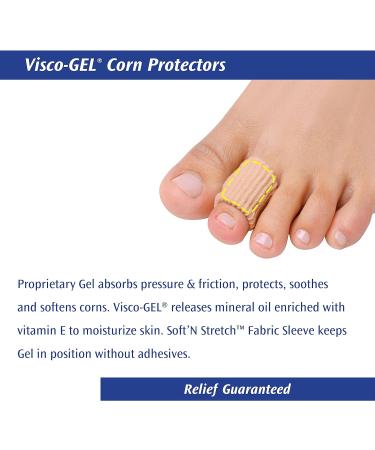 PediFix Visco-Gel Corn Protectors Small 2-Count - Pack of 2 - Buy Online on GoSupps.com
