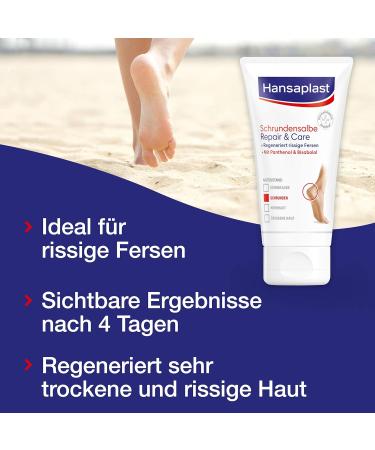 Hansaplast Repair & Care Cracked Skin Ointment 40ml - Fast Relief for Dry Cracked Skin | International Shipping Available - Buy Online on GoSupps.com