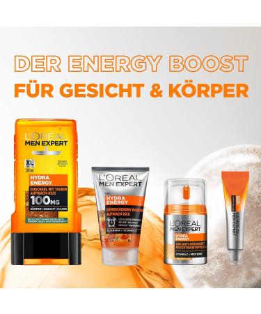 L'Or al Men Expert Eyes Roll-on for Dark Circles & Wrinkles - Invigorating Eye Care with Vitamin C & Caffeine 10ml - Hydrating Moisture Solution for Men - Buy Online on GoSupps.com