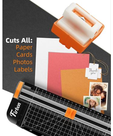 Firbon 2Pcs Refill Blades for A4 A5 Paper Cutter Spring Loaded Safeguard Design Replacement Blade for Paper Trimmers - Orange - Buy Online on GoSupps.com