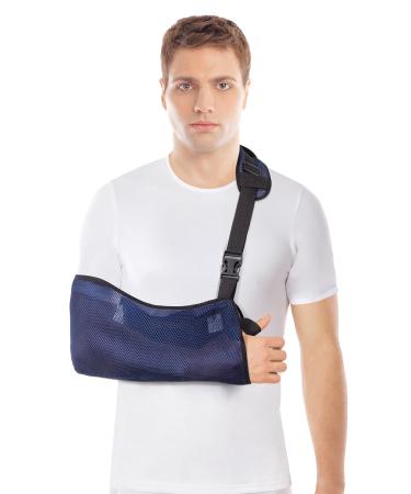 Arm loop atmospheric acitv with soft padded shoulder strap Comfort Fit with improved elbow protection and stability - reduce the pain of injuries - blue - X -SMALL XS blue