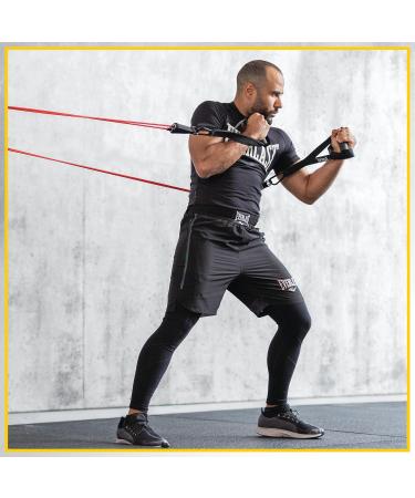 Everlast FIT Body Weight Suspension Trainer - Resistance Tubes & Anchor Strap Great for Home Gym CrossFit Pilates Fitness Full-Body Workouts Exercise & Home Gym Accessories - Buy Online on GoSupps.com